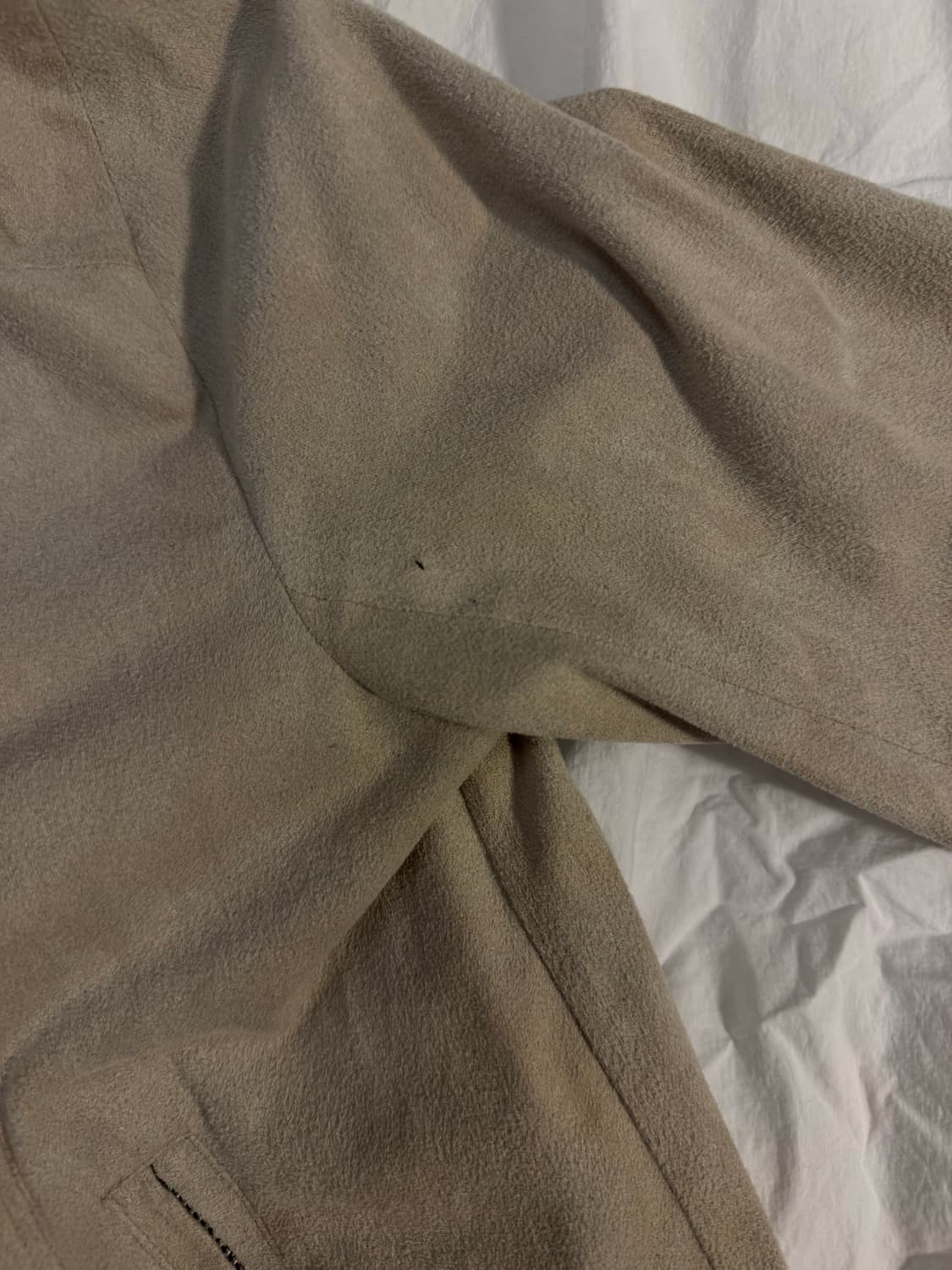 vintage suede high neck jacket 하이넥 자켓 상품이미지5