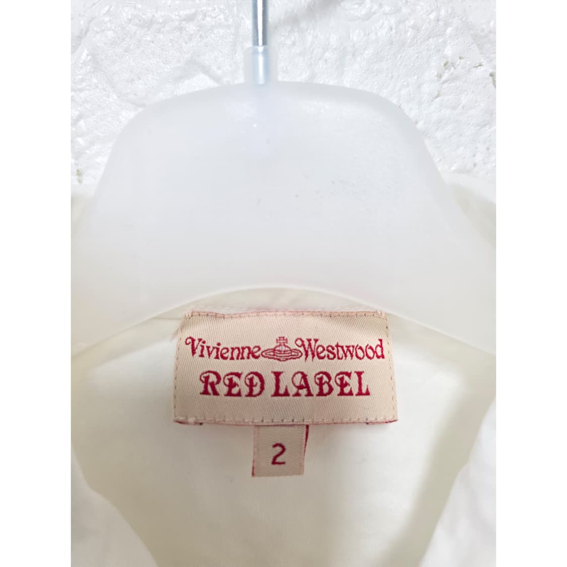 비비안웨스트우드 레드라벨 화이트 셔츠 블라우스 M 상품이미지2
