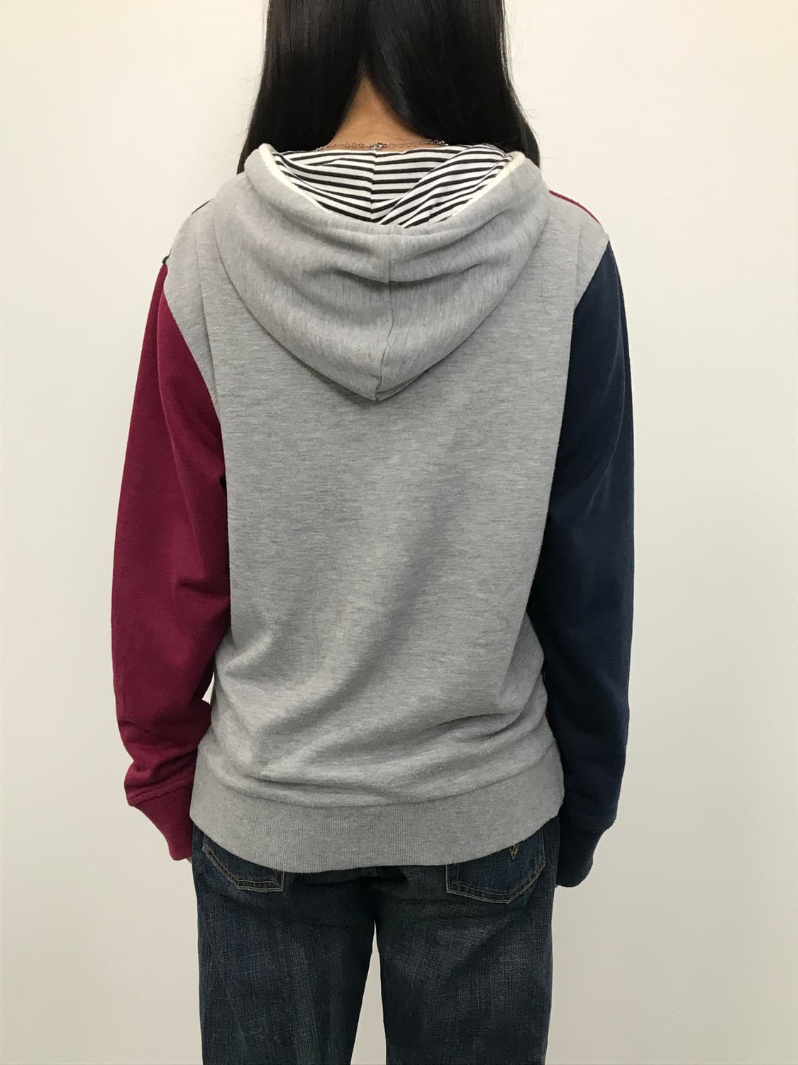 Semantic Design Color Block Hoodie Zip 상품이미지3