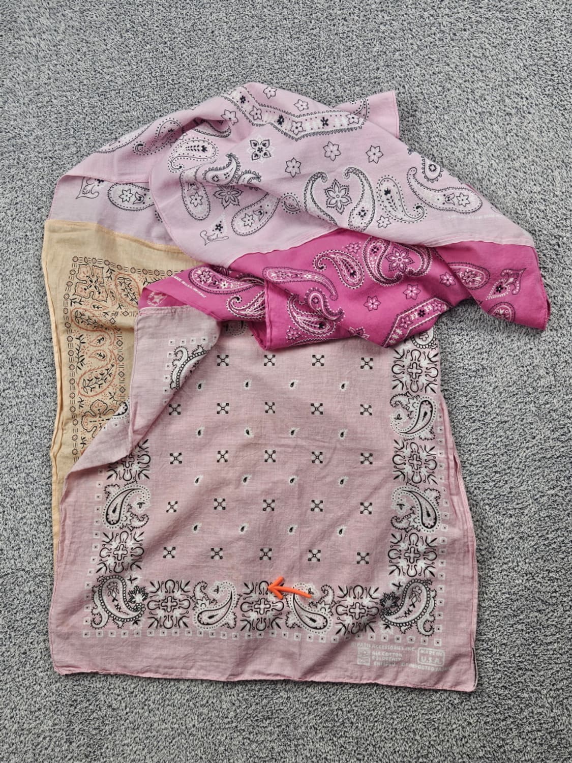 U.S.A 반다나 리워크 커스텀 스카프 머플러 / 10421 상품이미지5