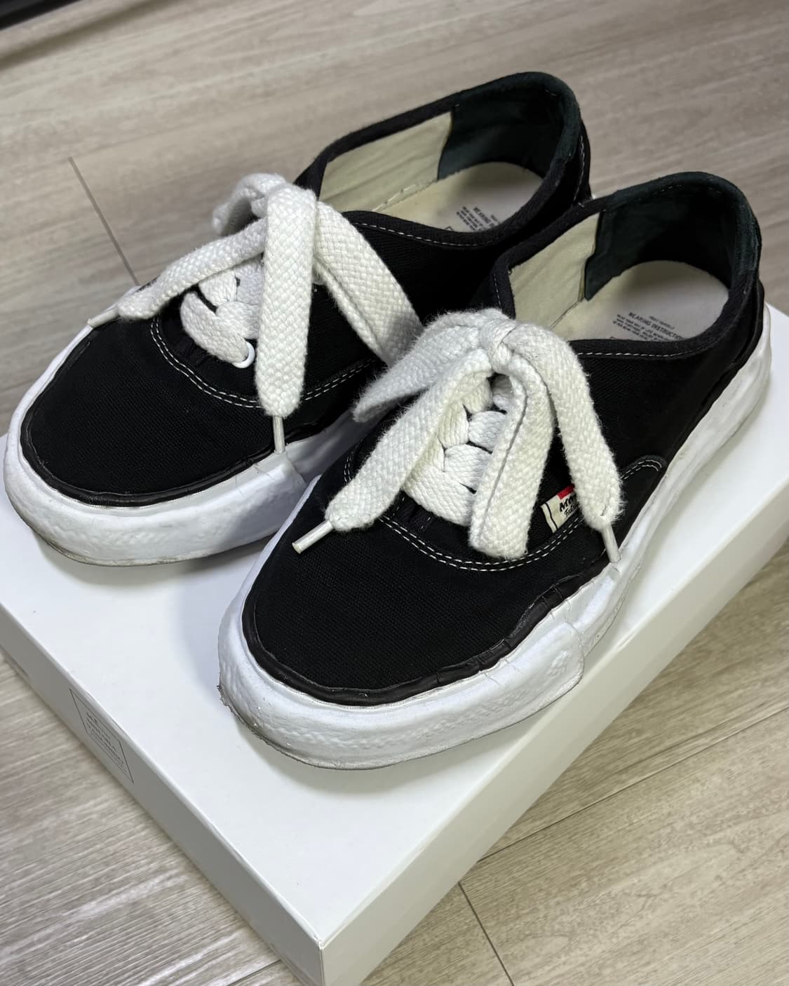 [41]미하라 야스히로 베이커 OG 솔 캔버스 블랙 상품이미지2