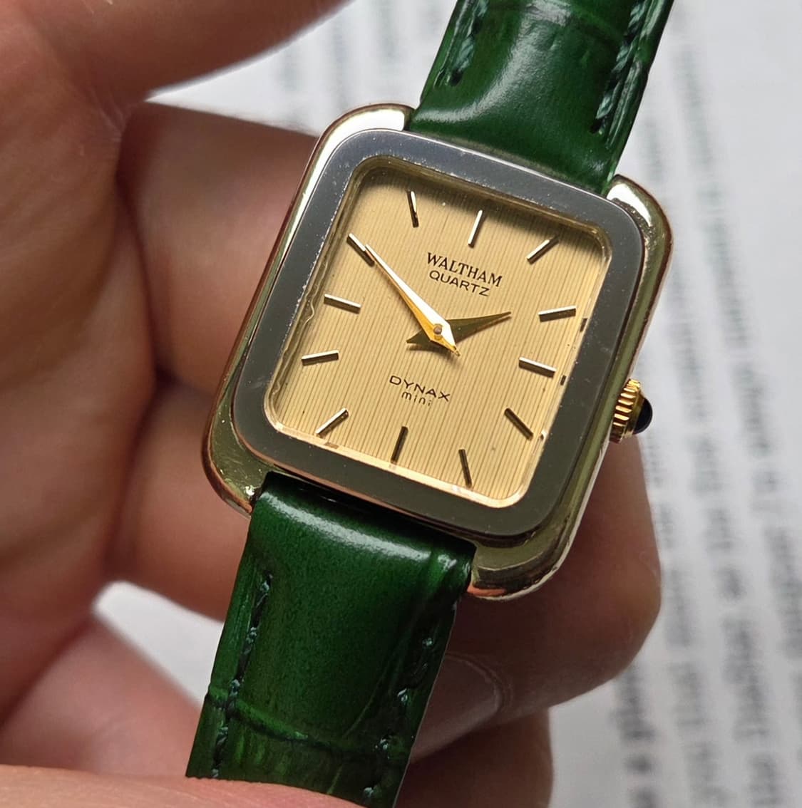 빈티지 월쌈 다이낙스 사각탱크 샴골판 칼침핸즈 블루까보숑 슬림쿼츠 여성용 상품이미지4