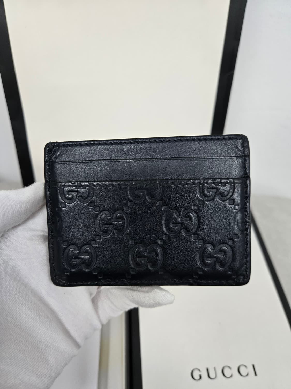 [보증서 정품] 구찌 인터로킹 카드지갑 상품이미지4