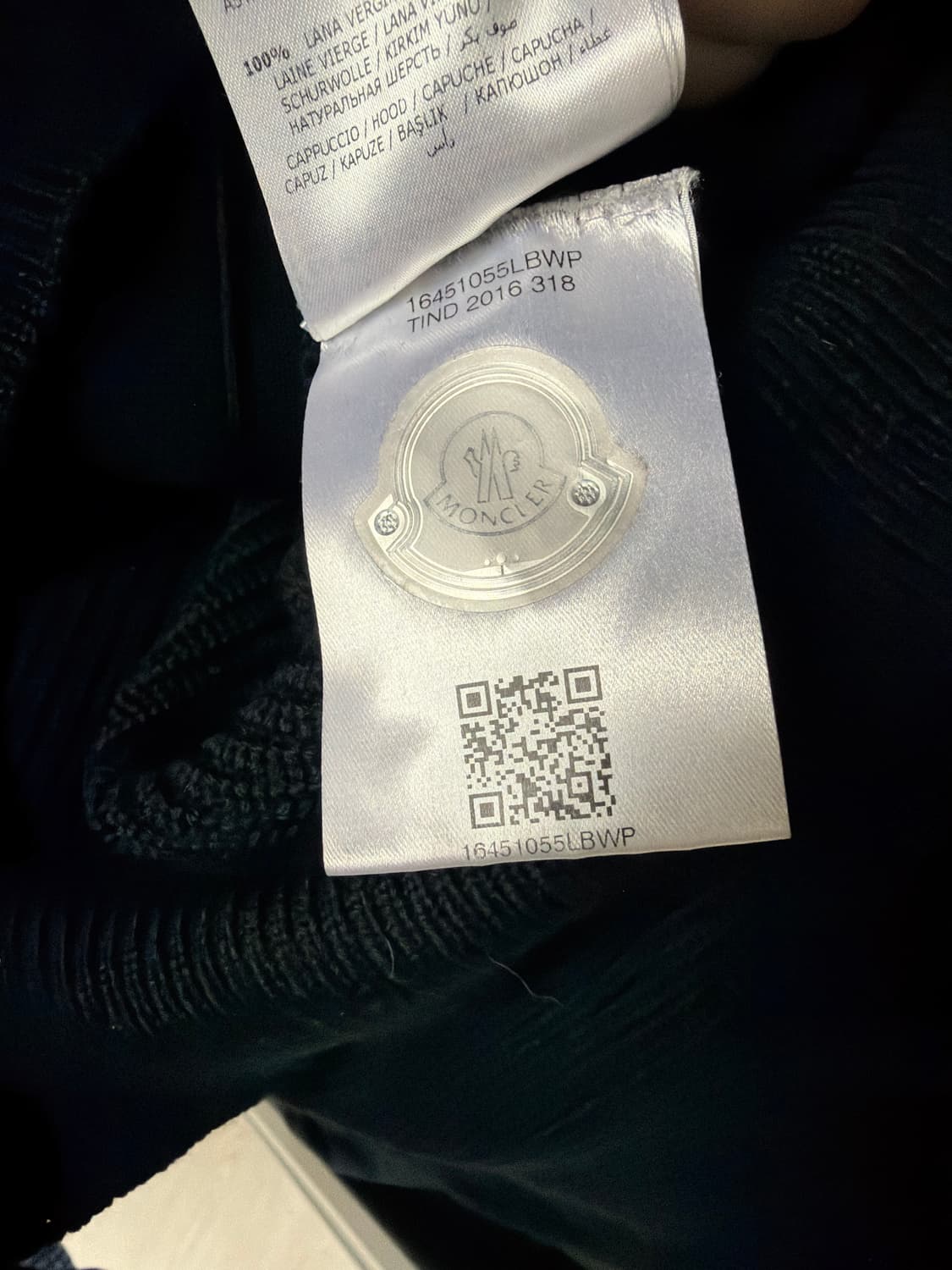 몽클레어 니트 패딩 후드 집업 상품이미지7