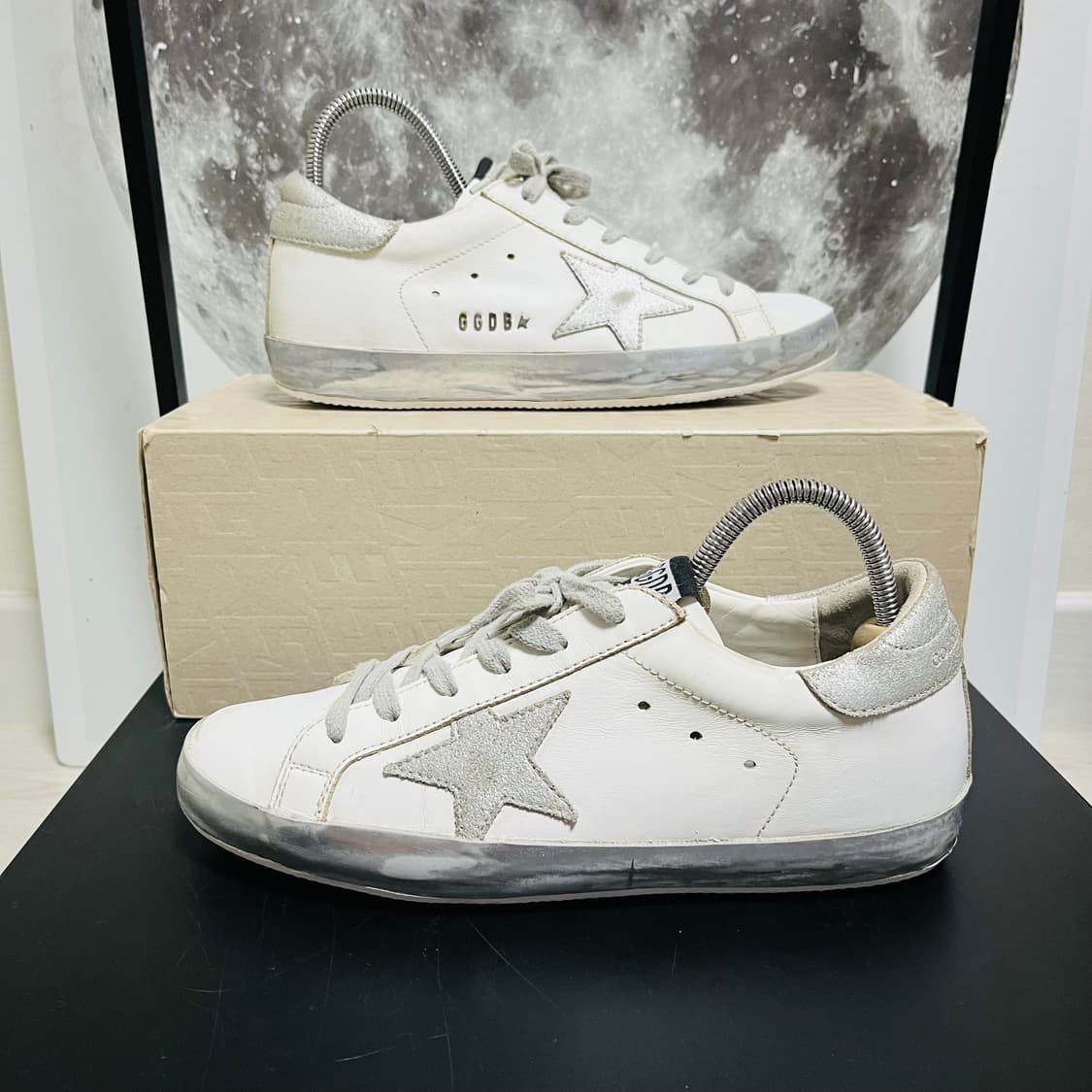 정품 38) 골든구스 스파클 실버 스니커즈 240~245 상품이미지1