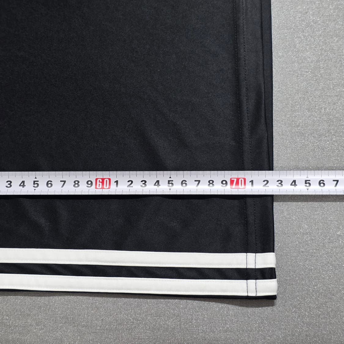 95 아디다스 삼선 반팔 져지 티셔츠 검흰 블랙 상품이미지7