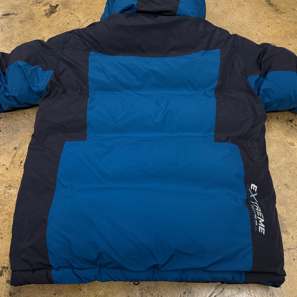 [정품/100] K2 블랙 블루 다운 패딩 점퍼 b19 상품이미지4