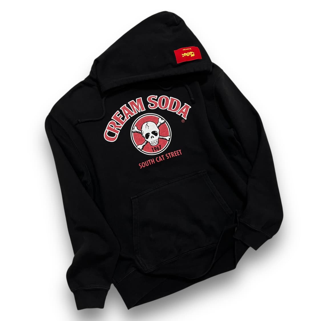 크림 소다 00s 사우스 캣 스트릿 스컬 로고 다크 후디 상품이미지1