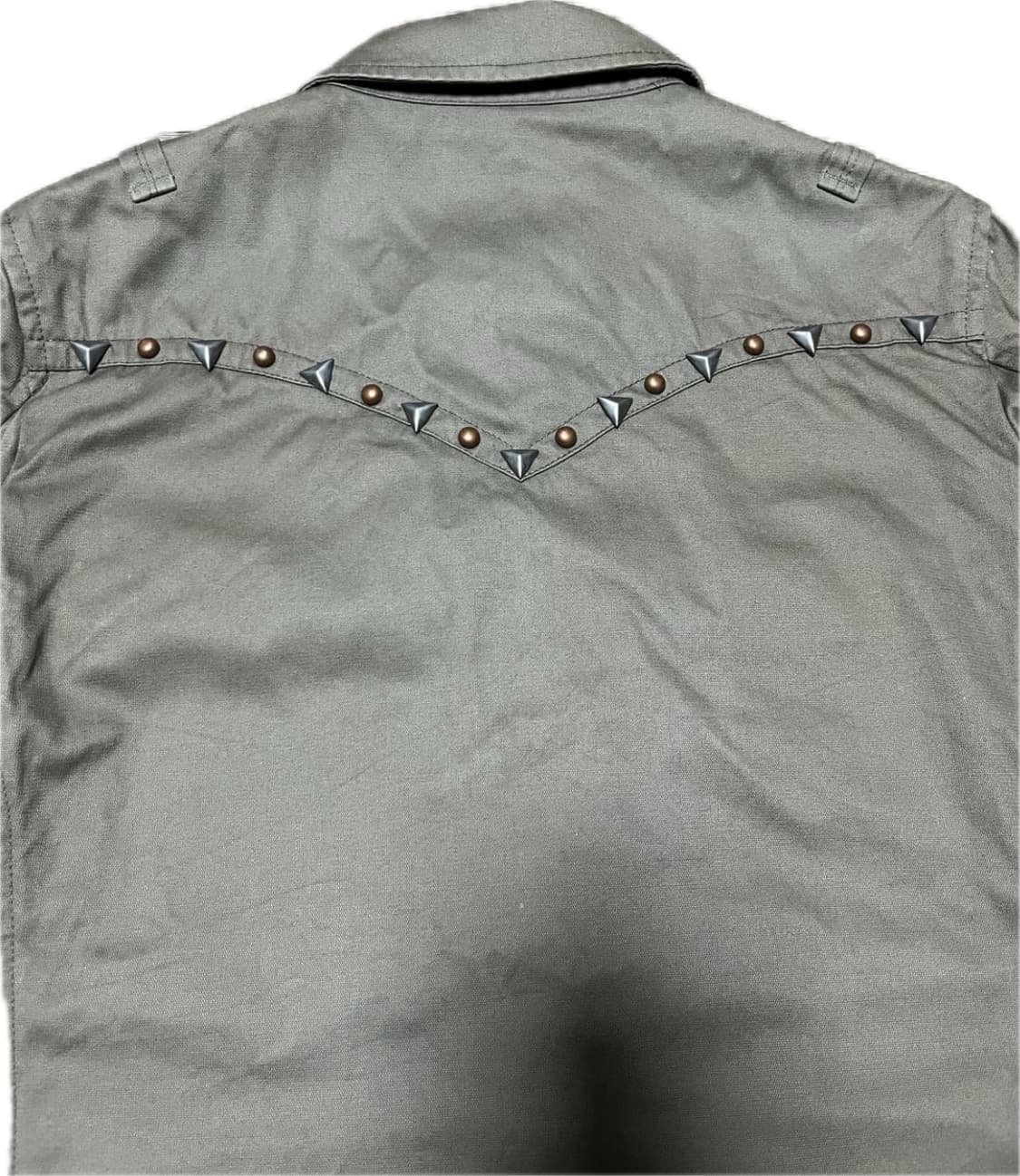 291295=Homme 스터드 밀리터리 자켓 상품이미지4