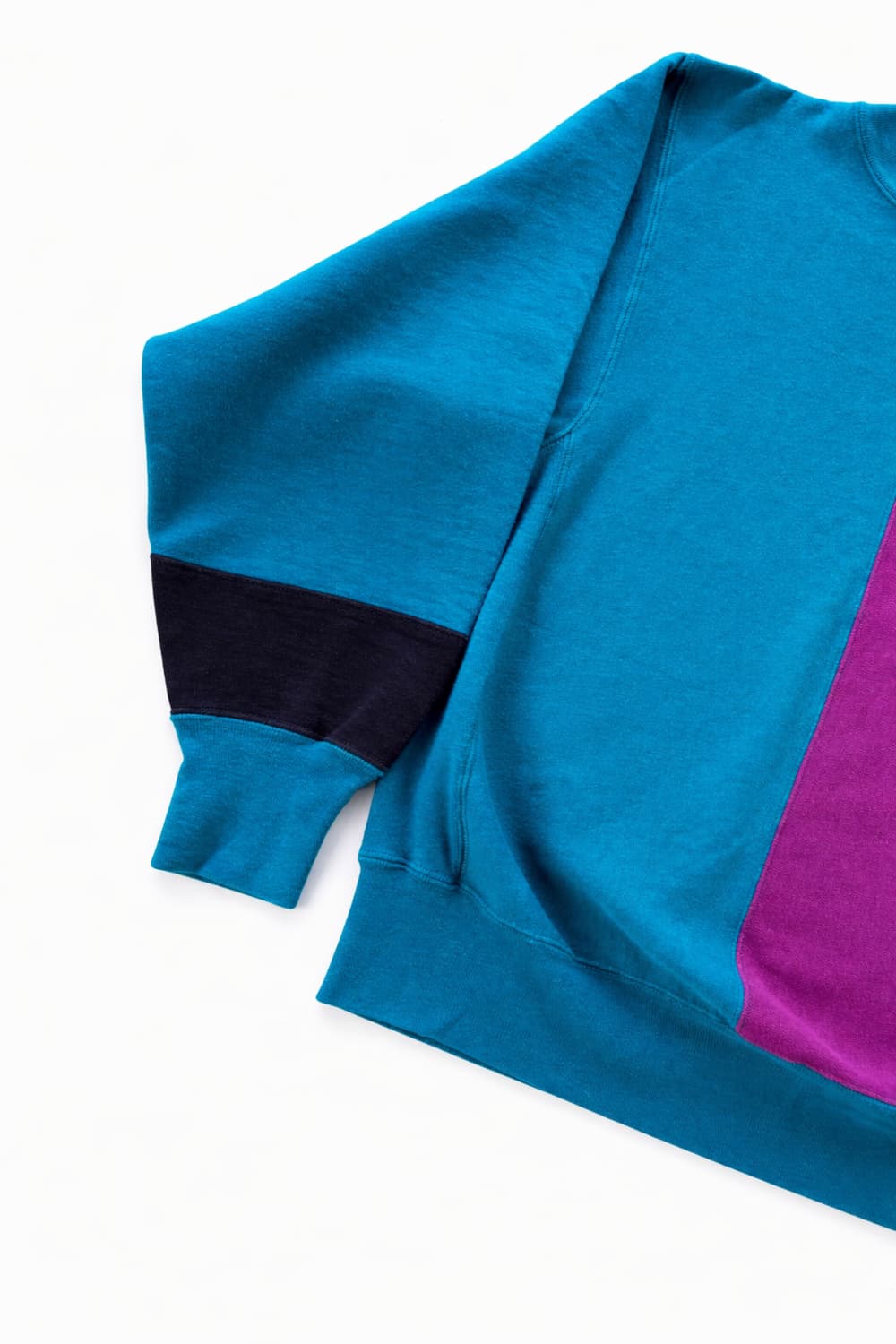 Rare 90s 챔피온 컬러 블럭 리버스위브 스웻셔츠 L 상품이미지3