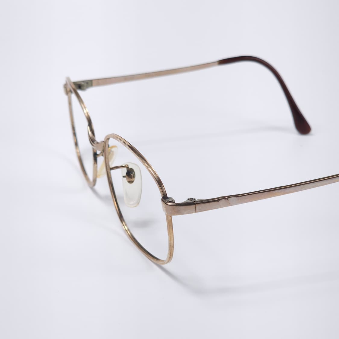 90's 14K 도금 올드빈티지 안경 상품이미지4