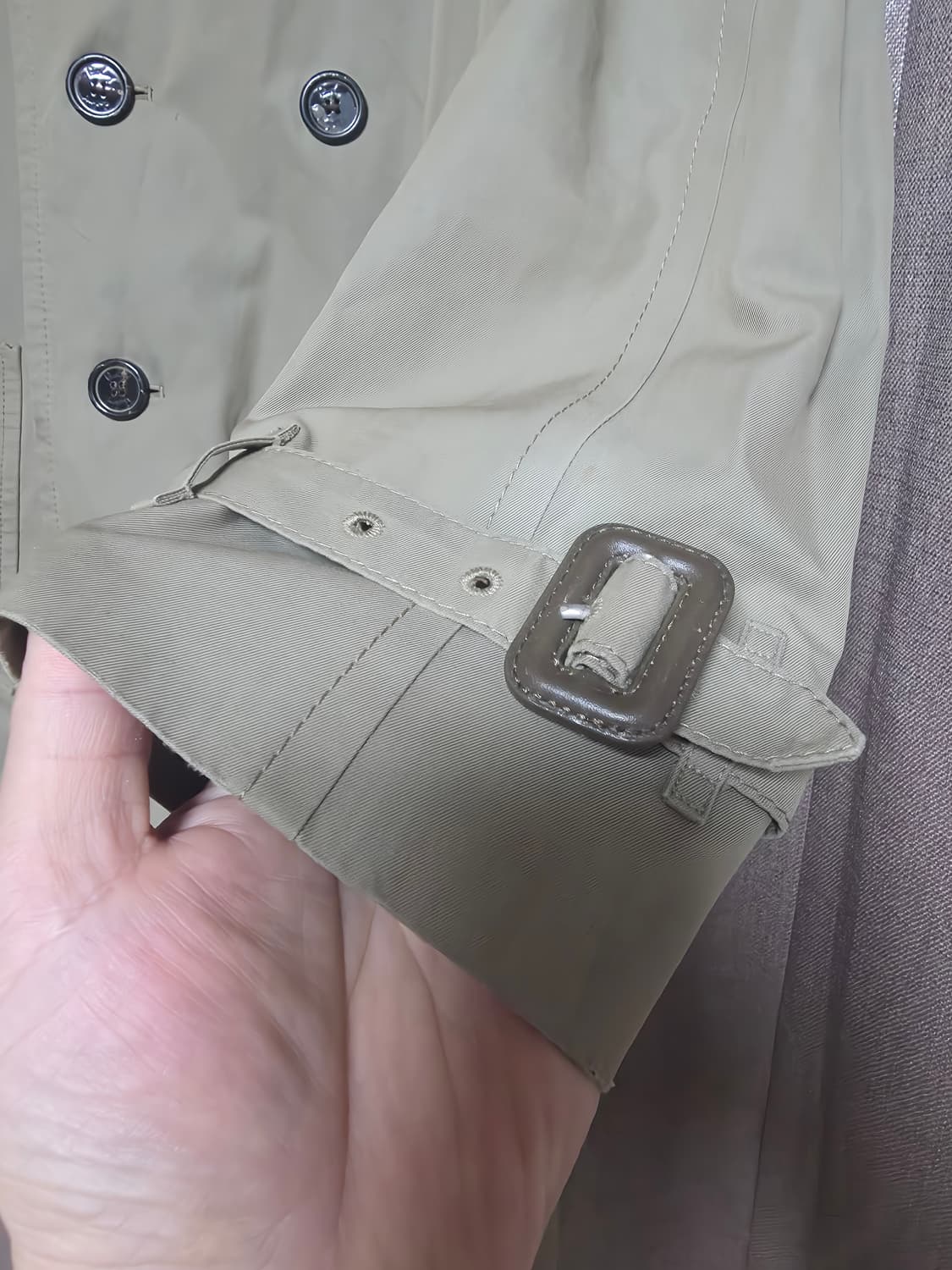 정품버버리트렌치코트 50사이즈 상품이미지3