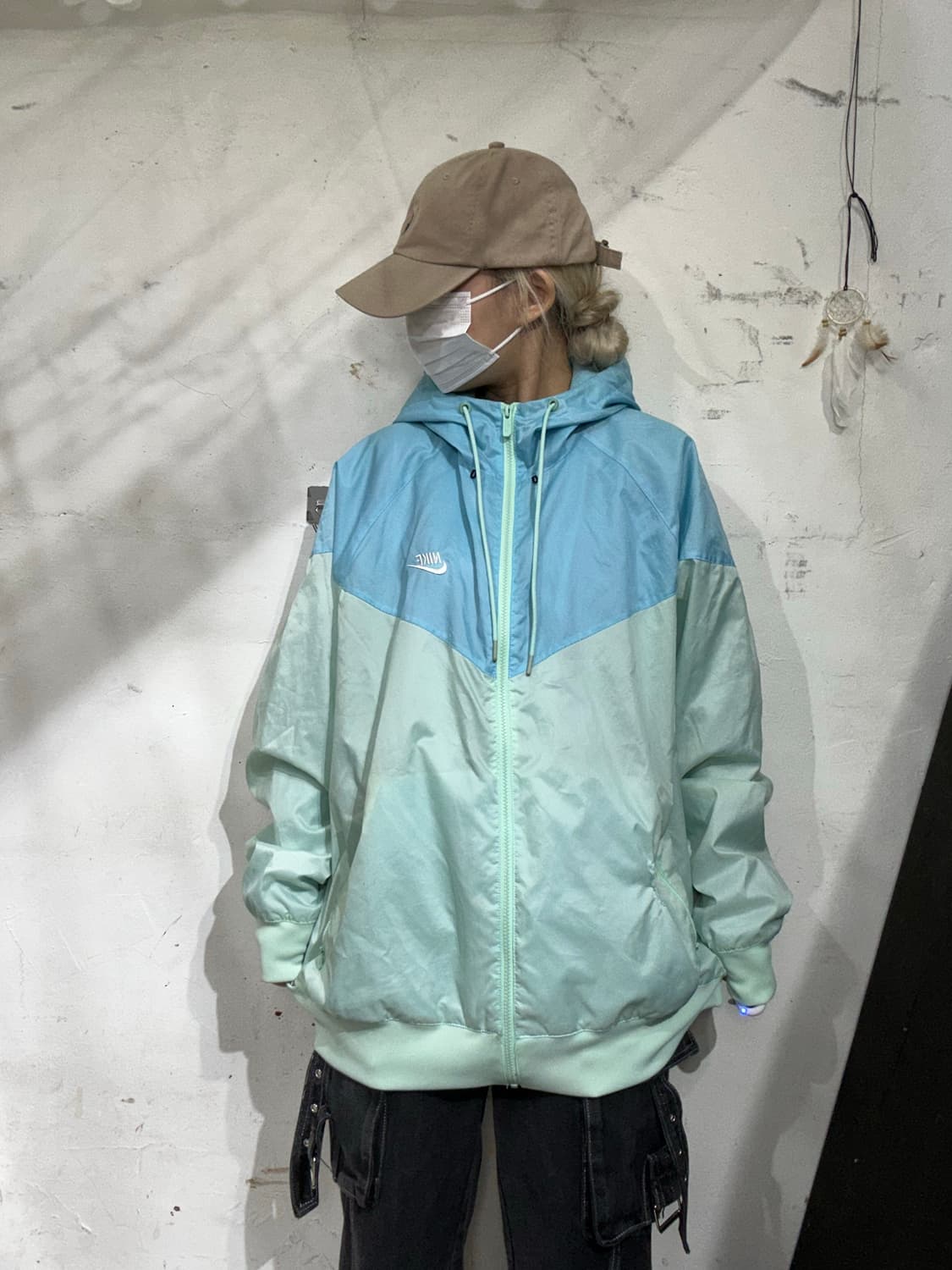 나이키 민트 윈드러너 빅 사이즈 오버핏 바람막이 트랙 자켓 XXL 상품이미지2