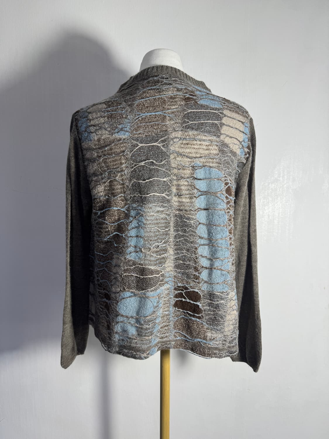 M.&Kyoko 텍스처드 울 니트 아방가르드 그런지 상품이미지4