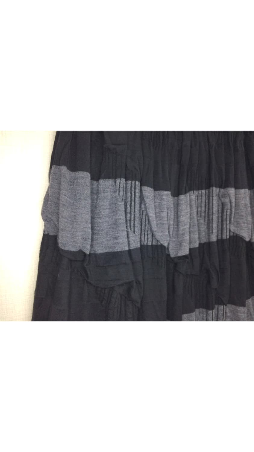 sensounico t.b 센소유니코 블랙 그레이 벌룬 스커트 상품이미지6