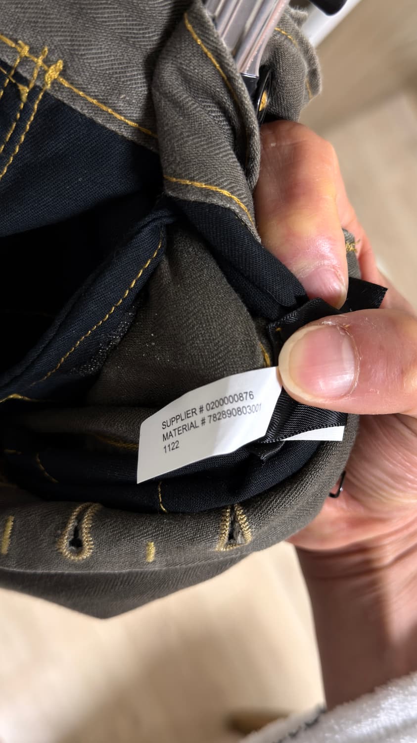 Rrl 더블알엘 헤링본 30x30 꿀매 상품이미지5