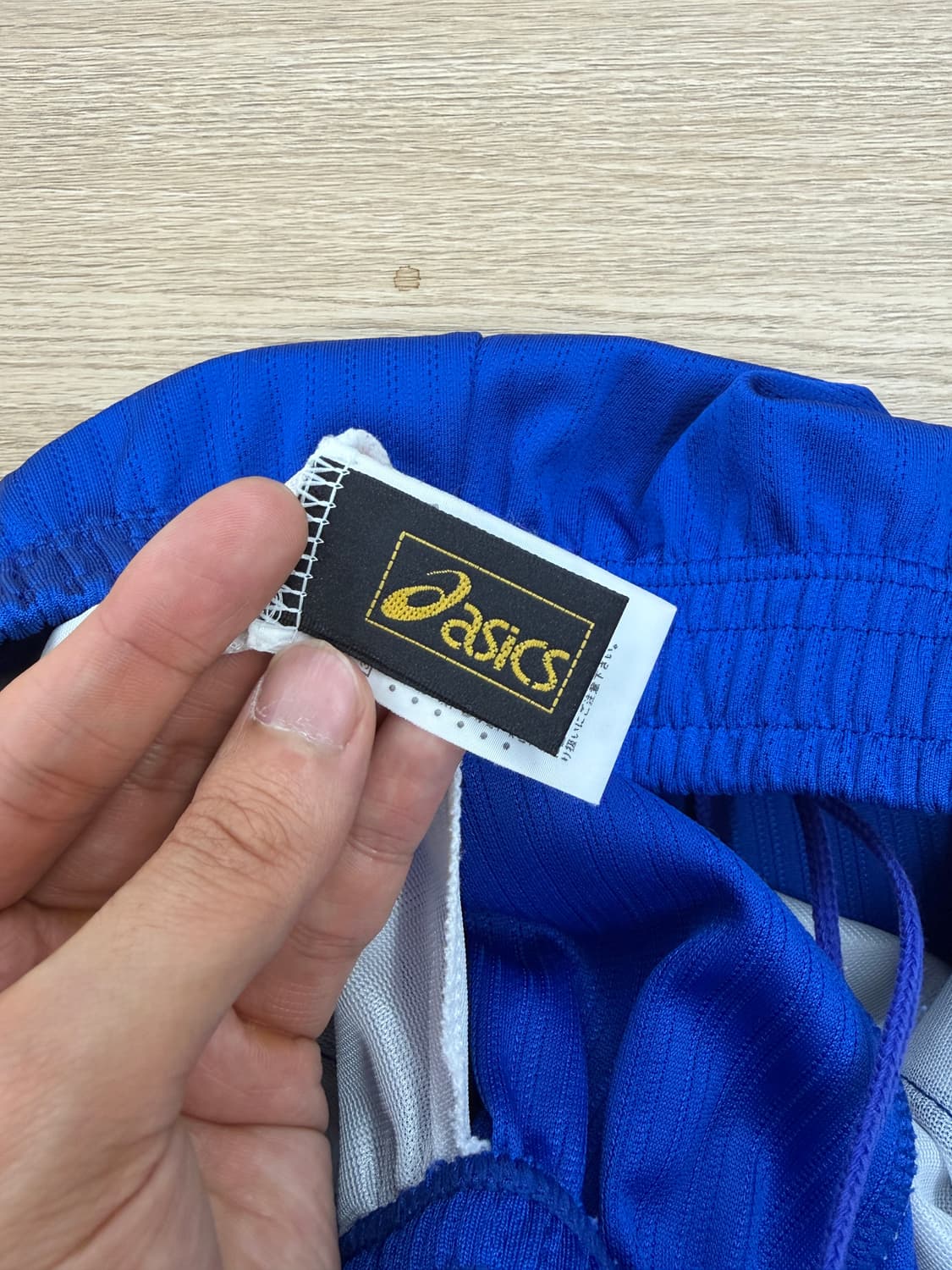 아식스 블루 87 넘버링 사이드라인 트레이닝 팬츠 상품이미지7