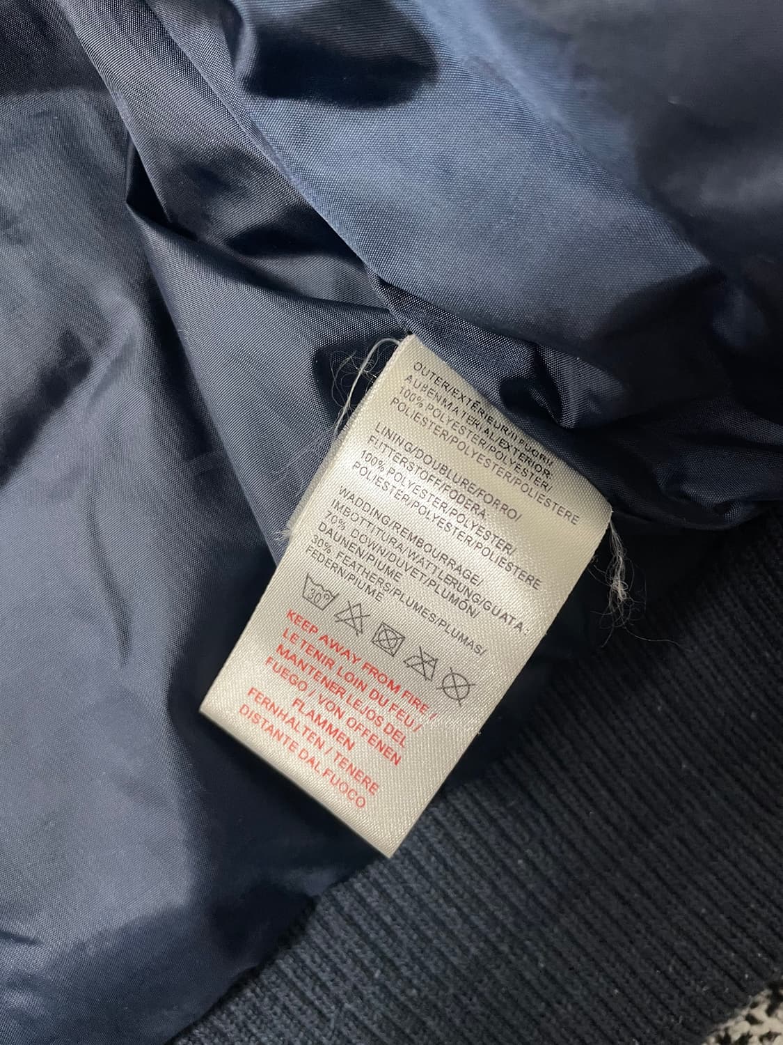 빈티지9. 엄브로 잉글랜드 국대 올드스쿨 쓰리라이언 경량 패딩 푸퍼 상품이미지5