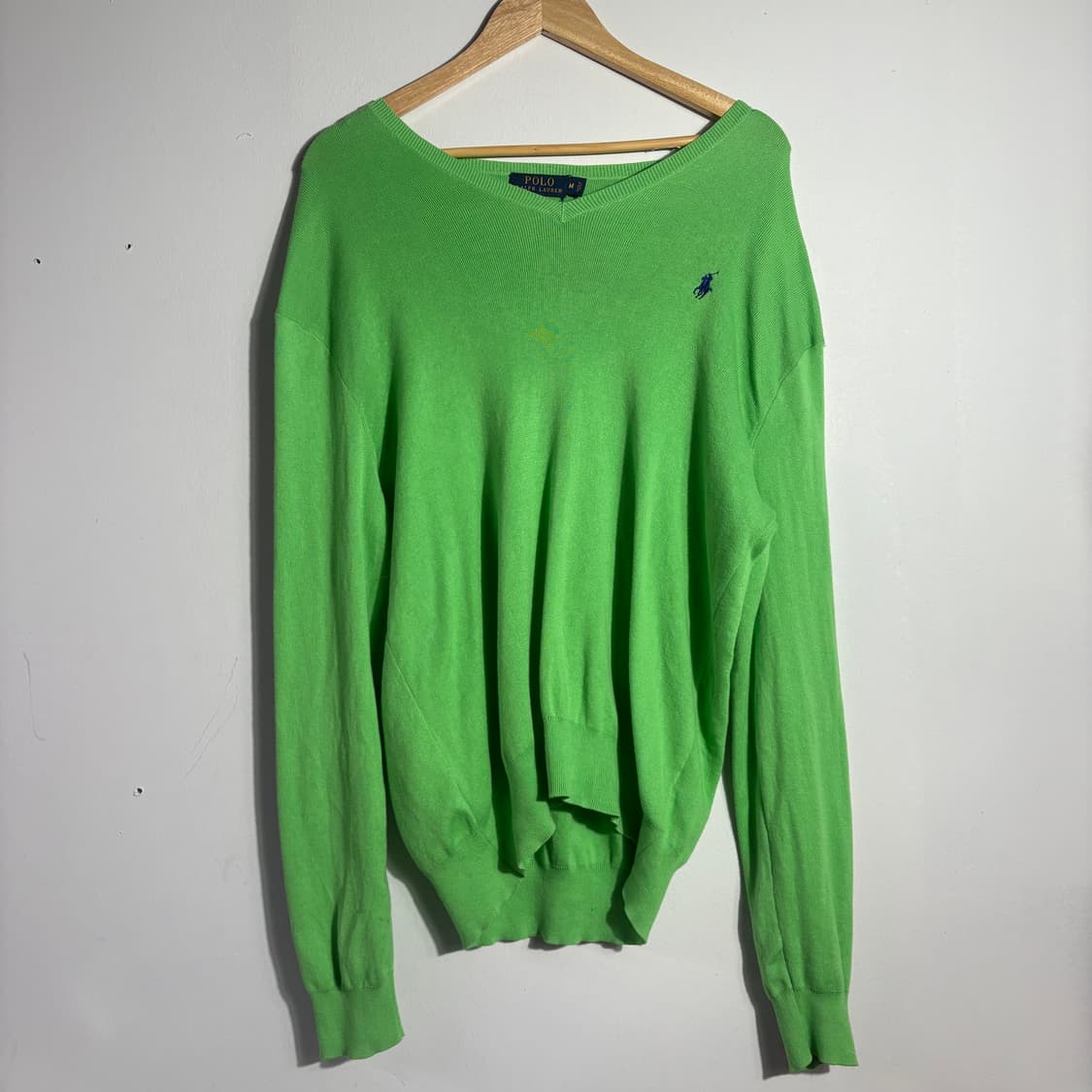 폴로 랄프로렌 그린 브이넥 니트 (무료배송) 상품이미지1