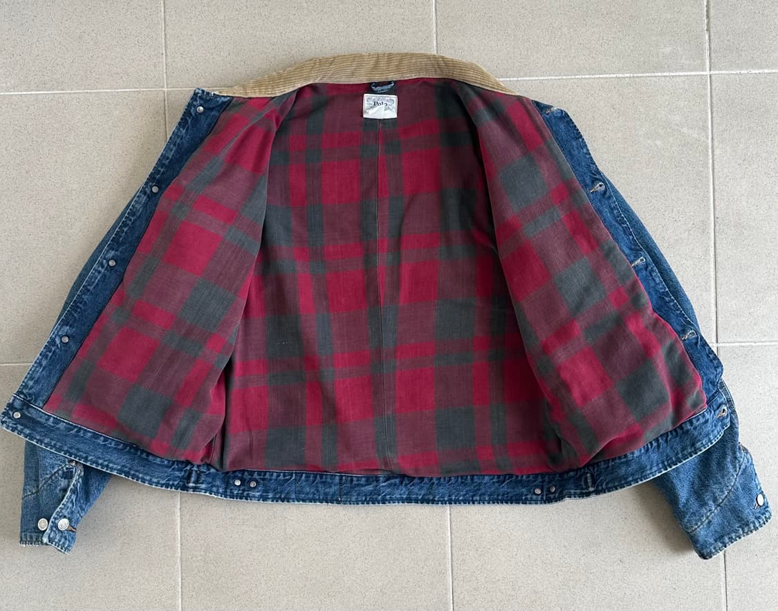 90s 빈티지 폴로 덩가리 자켓 L 상품이미지4