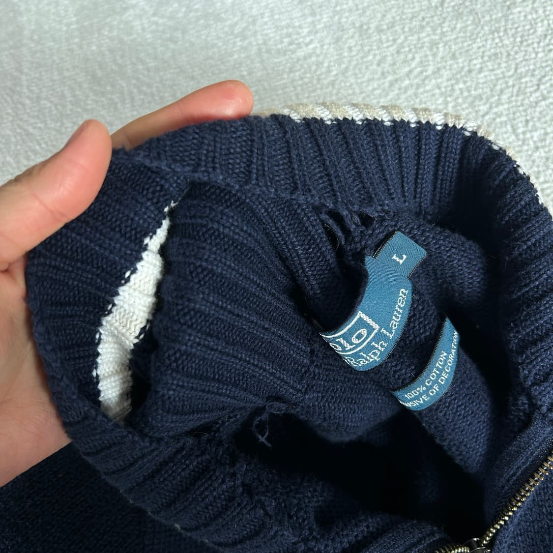 폴로 뉴욕 빅포니 치프키프 니트집업  상품이미지4