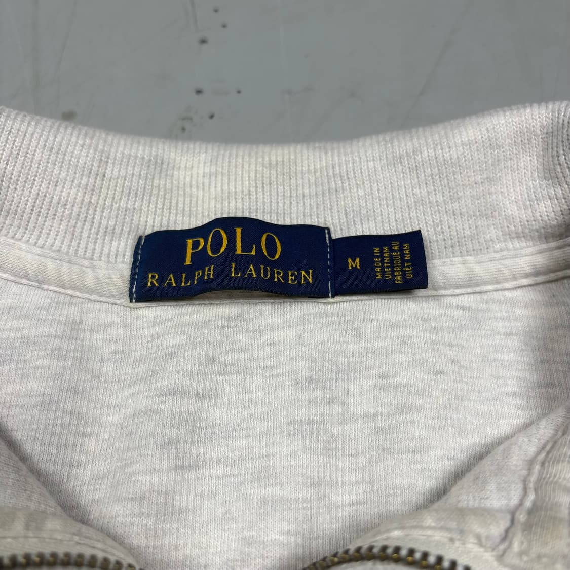 폴로 랄프로렌 오트밀컬러 하프집업 상품이미지3