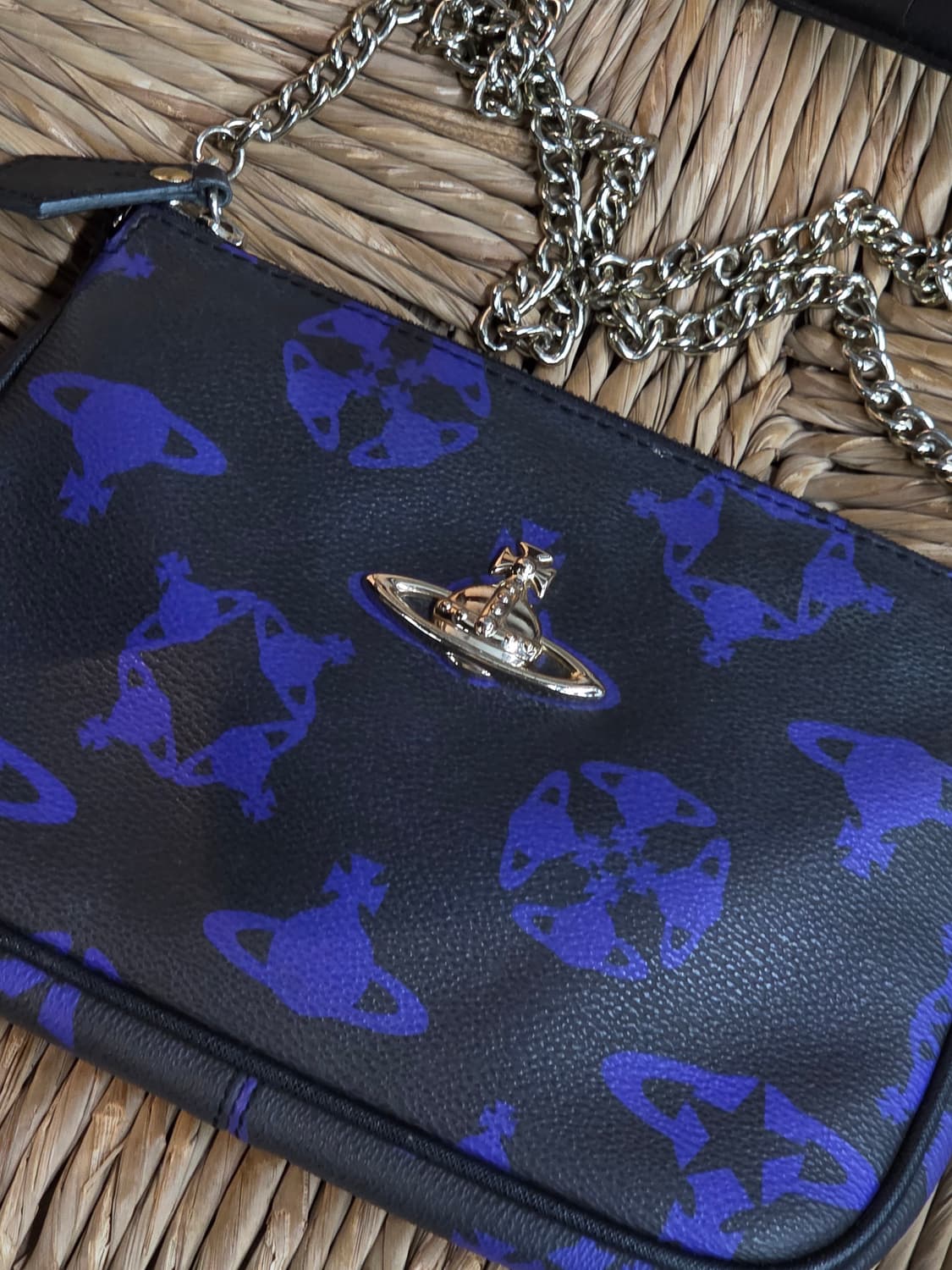 비비안웨스트우드 orb패턴 체인 크로스백 숄더백 상품이미지1