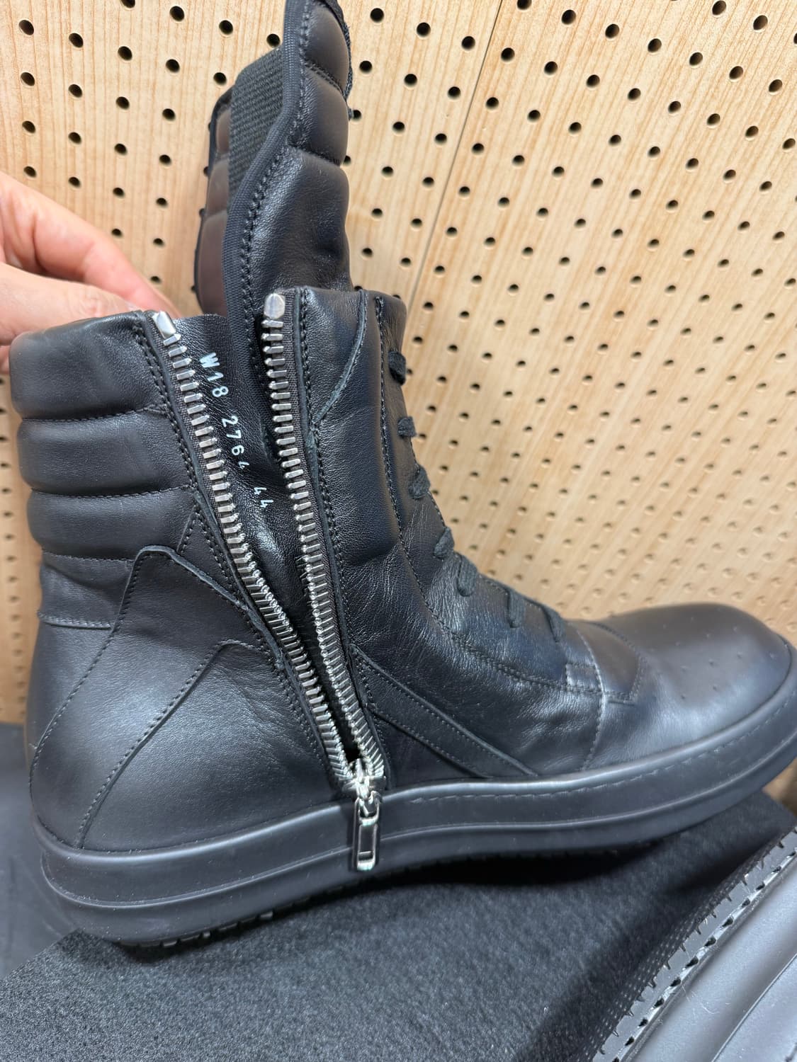 릭오웬스 지오바스켓 트리플 블랙 44 Rick Owens Geobaske 상품이미지6