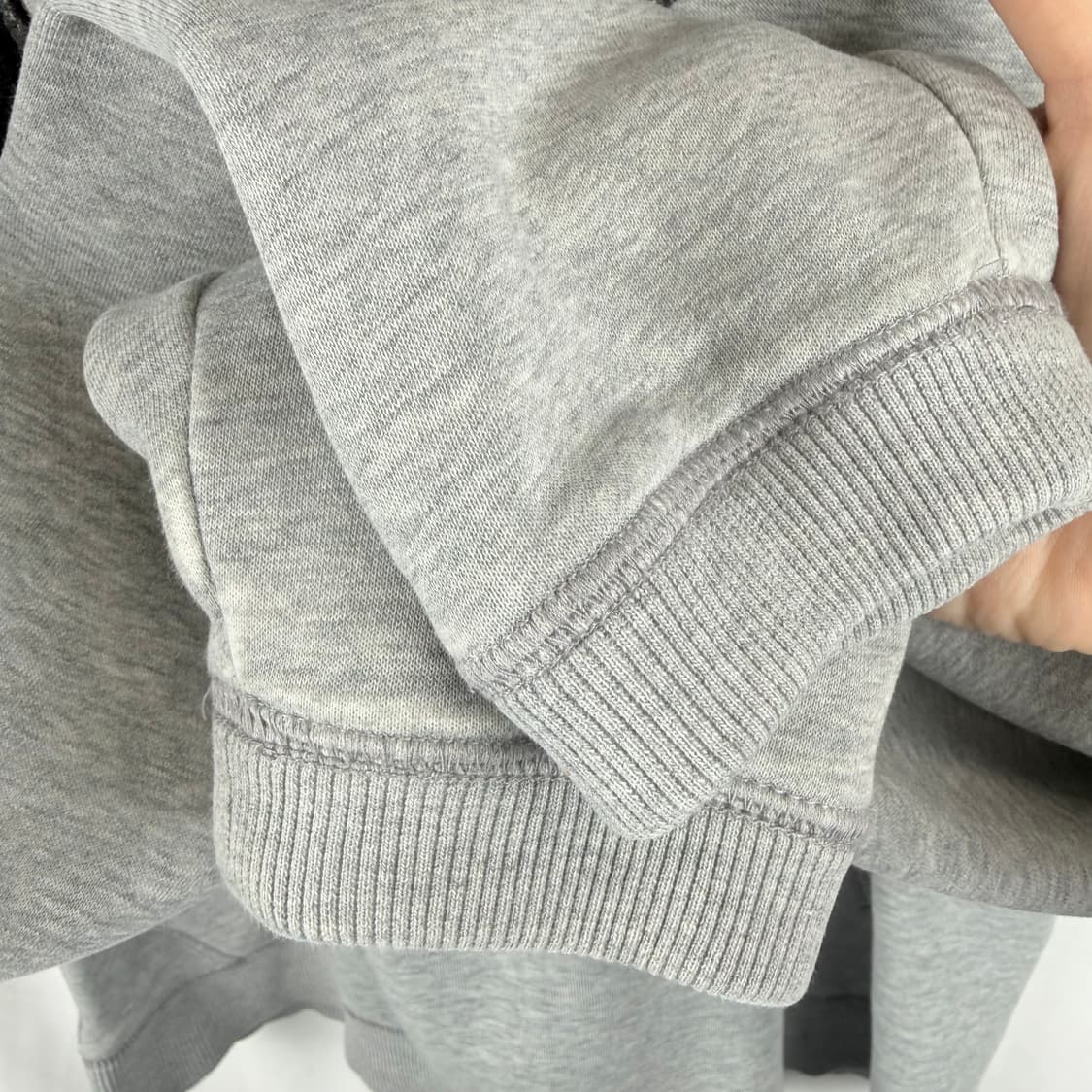 (M) 나이키 올드스쿨 부클 빅 로고 후드 티 그레이 상품이미지4