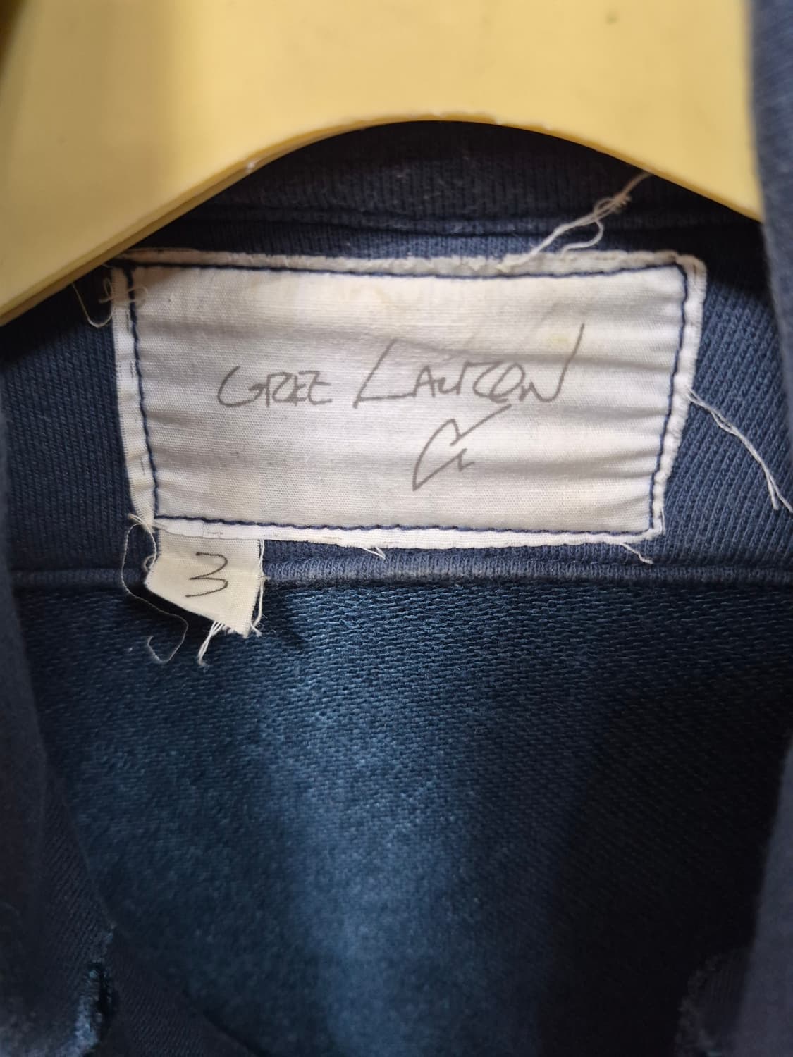 그렉 로렌 50/50 데님 패치워크 트랙 자켓 3 105~110 상품이미지4