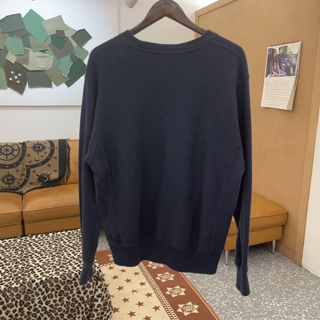 챔피언 리버스위브 자수로고 모던 맨투맨 스웻셔츠 M C09242 상품이미지4