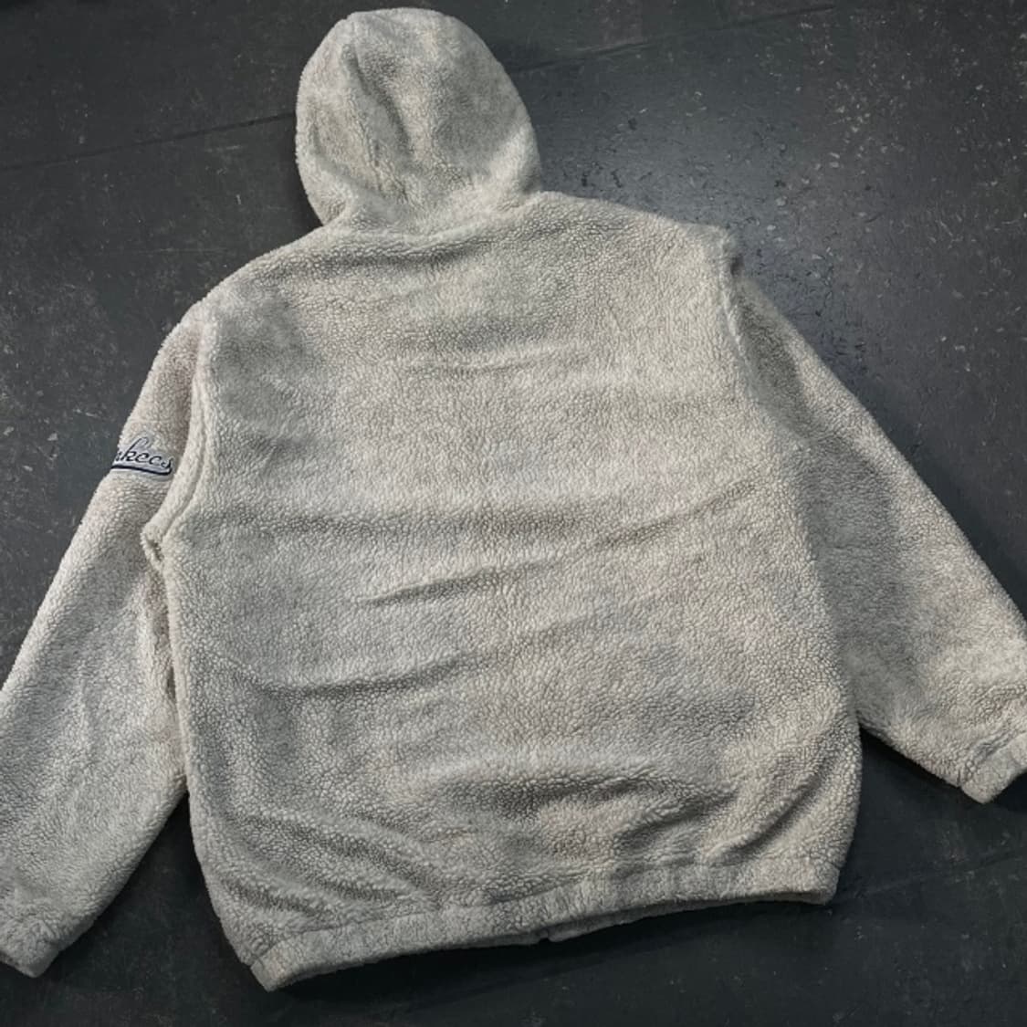 100 MLB 올드스쿨 양키즈 후리스  상품이미지8