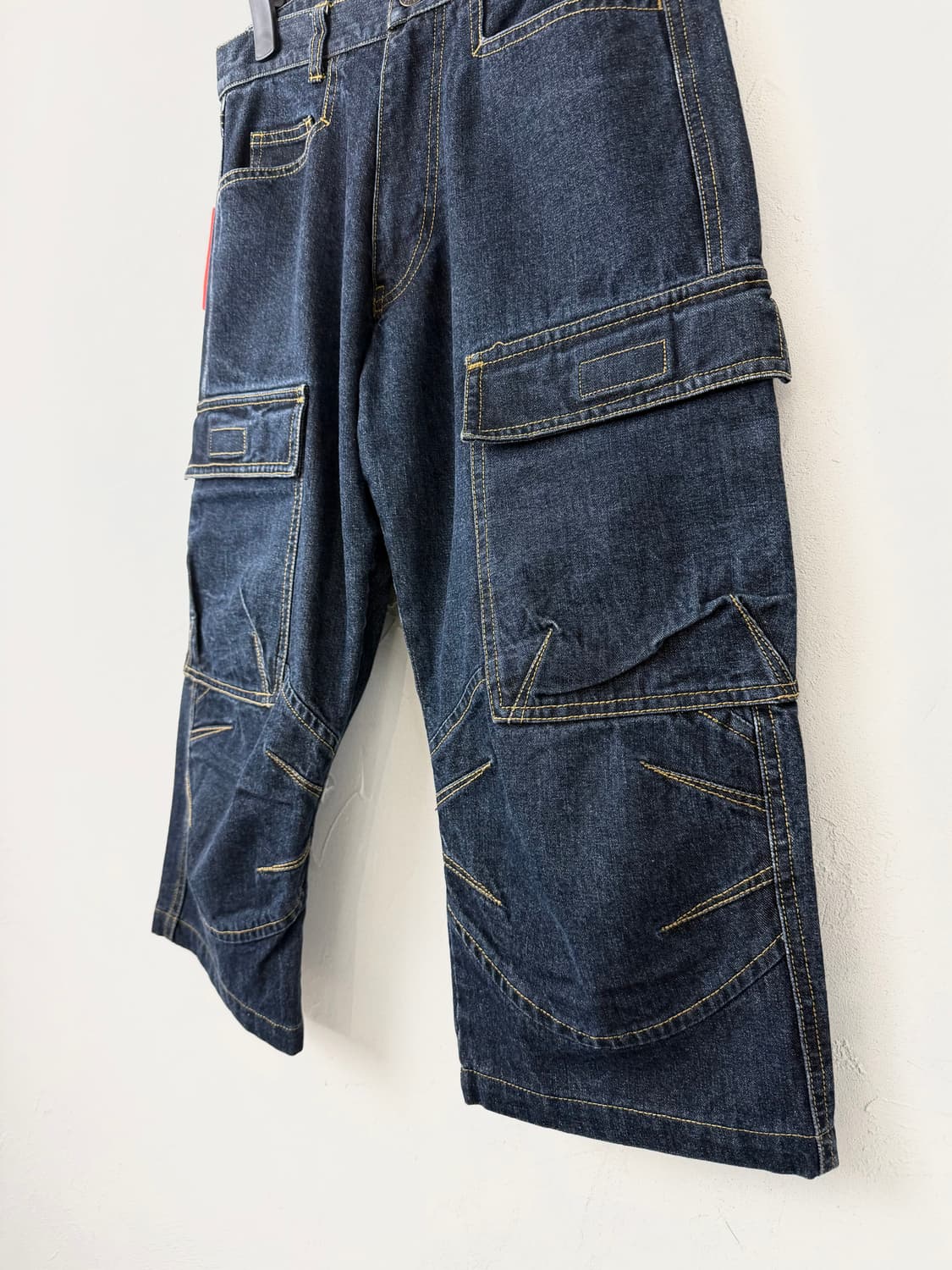 291295=HOMME 3D 데님 하프 팬츠 상품이미지2