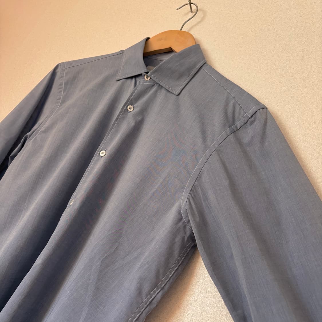 이태리 시리오 셔츠 95 슬림핏 일꼬르소 수입 정품  상품이미지8