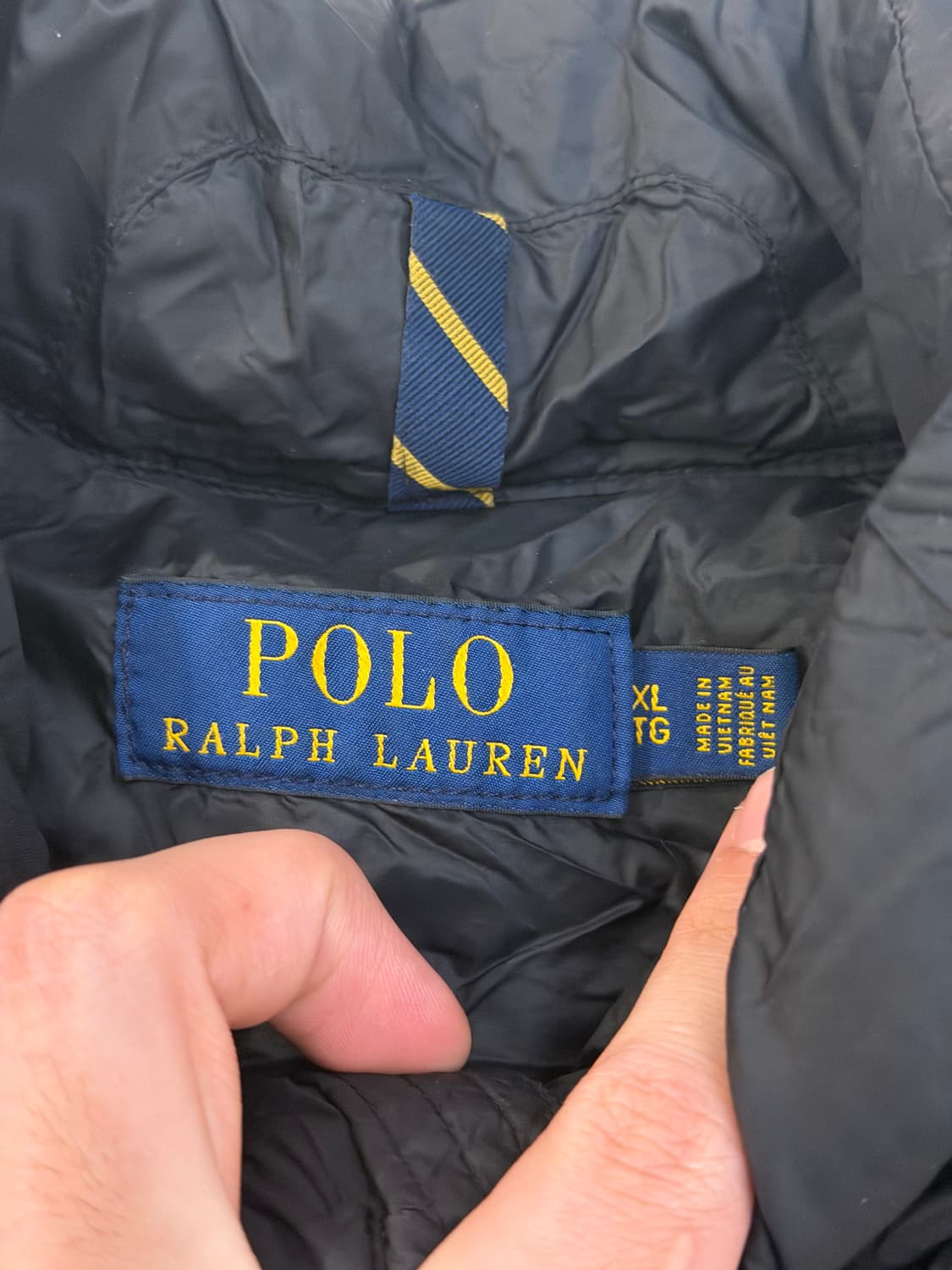 폴로 랄프로렌 덕다운 경량패딩 블랙 상품이미지5