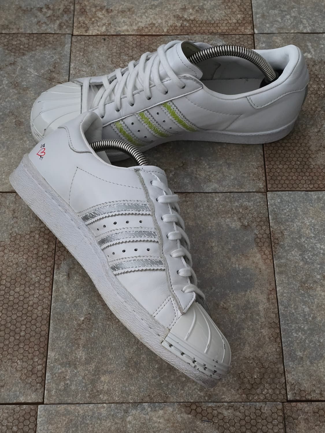 (240)아디다스 슈퍼스타 80s 메탈토 커스텀 상품이미지4