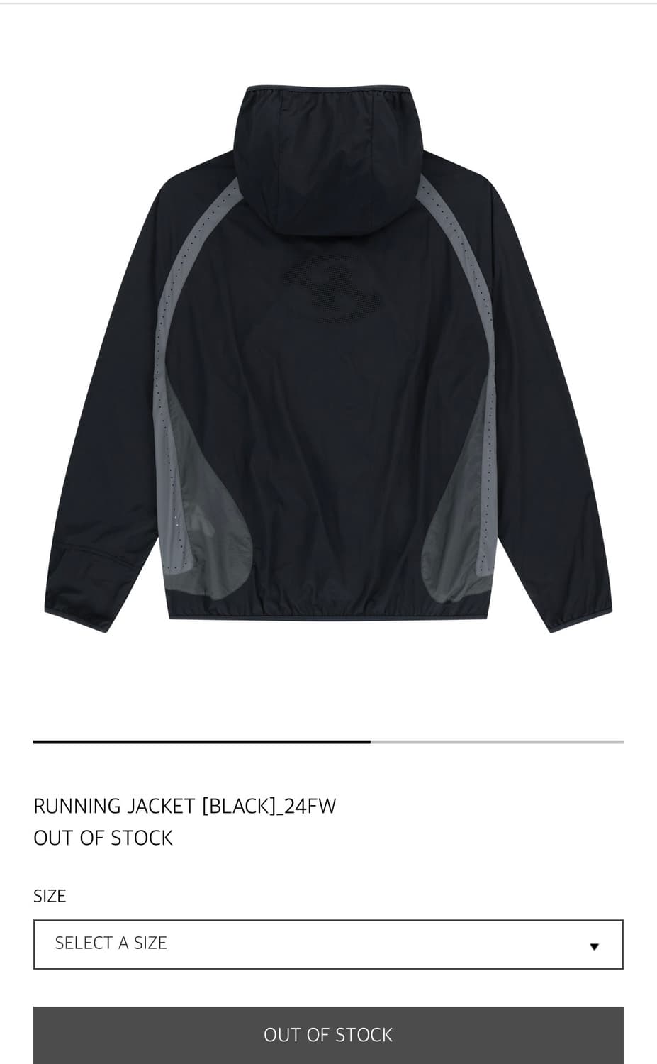 산산기어 러닝자켓 4사이즈 상품이미지2