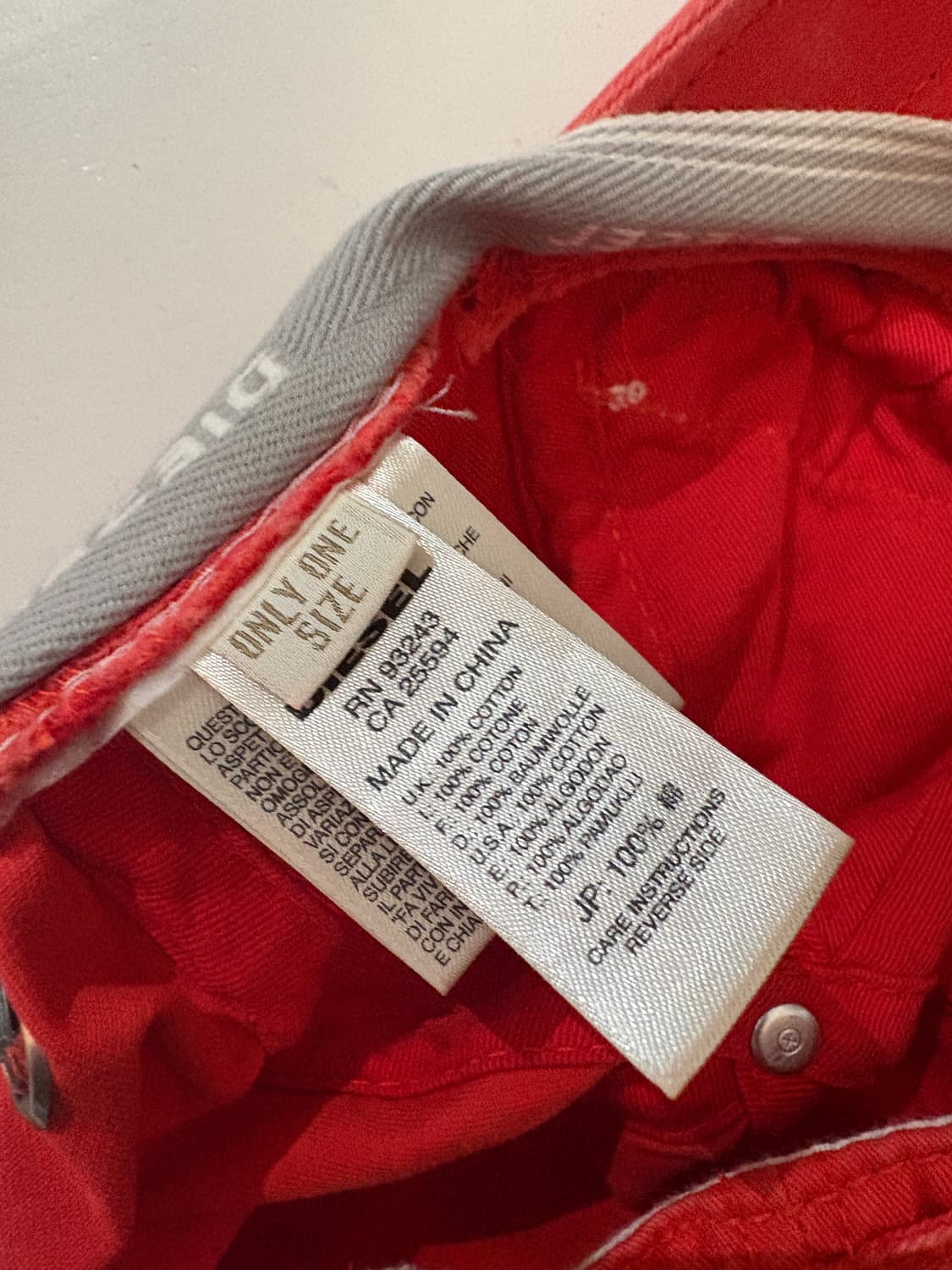 TTF✳️2000‘s 디젤 이어폰 볼캡 상품이미지7