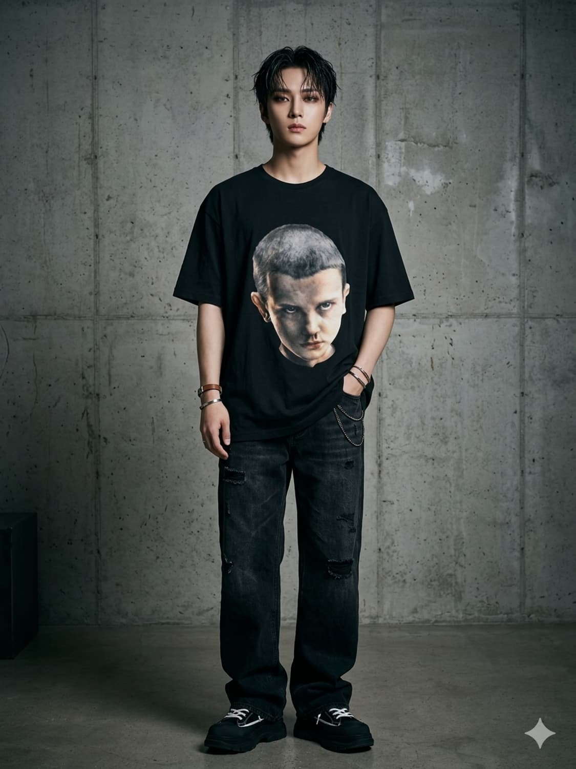 이놈어닛(IH NOM UH NIT) 일레븐 반팔 티셔츠 블랙 상품이미지1