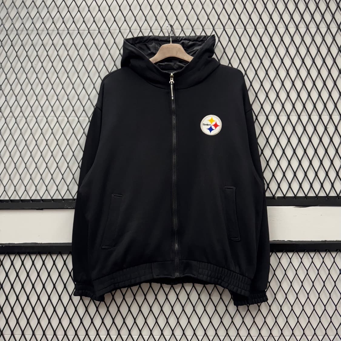 NFL X STEELERS 리버시블 바람막이 플리스 자켓 상품이미지6