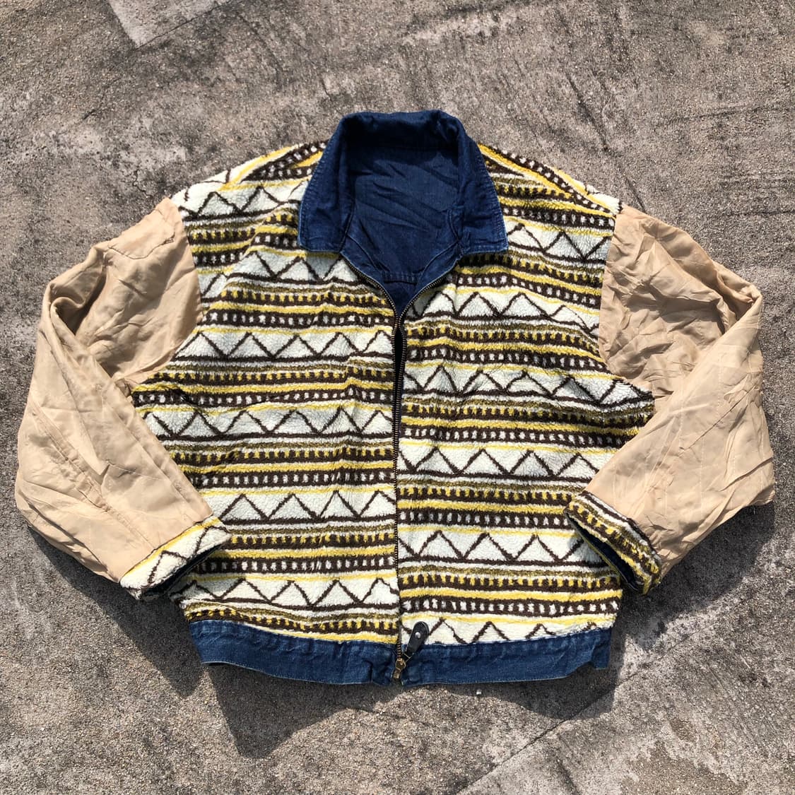 [L~XL] Wolvo Works 빈티지 데님 자켓 상품이미지4