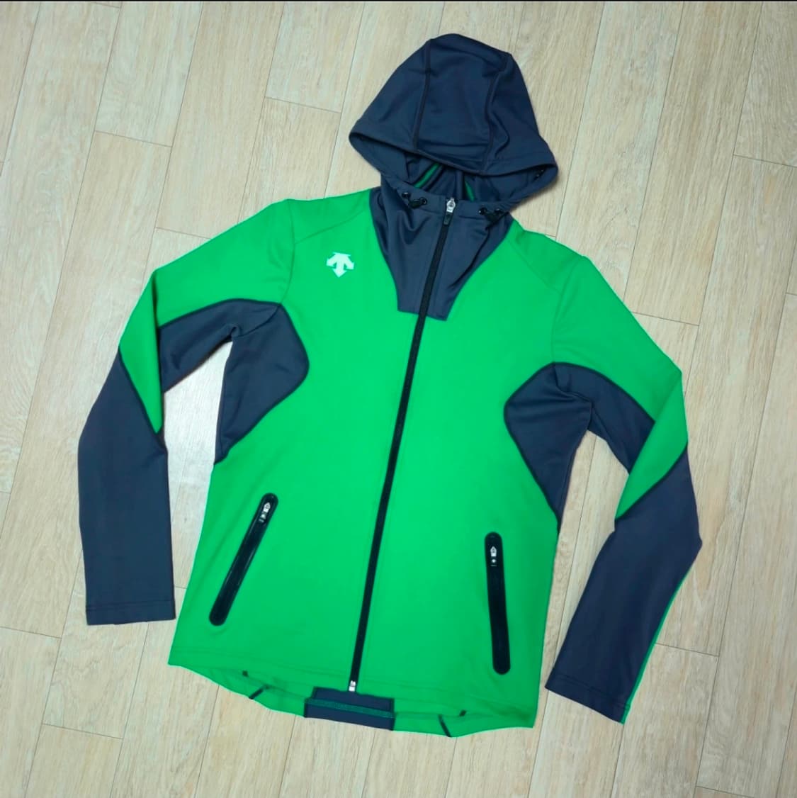 그린) 데상트 러닝 후드집업 져지 상품이미지1