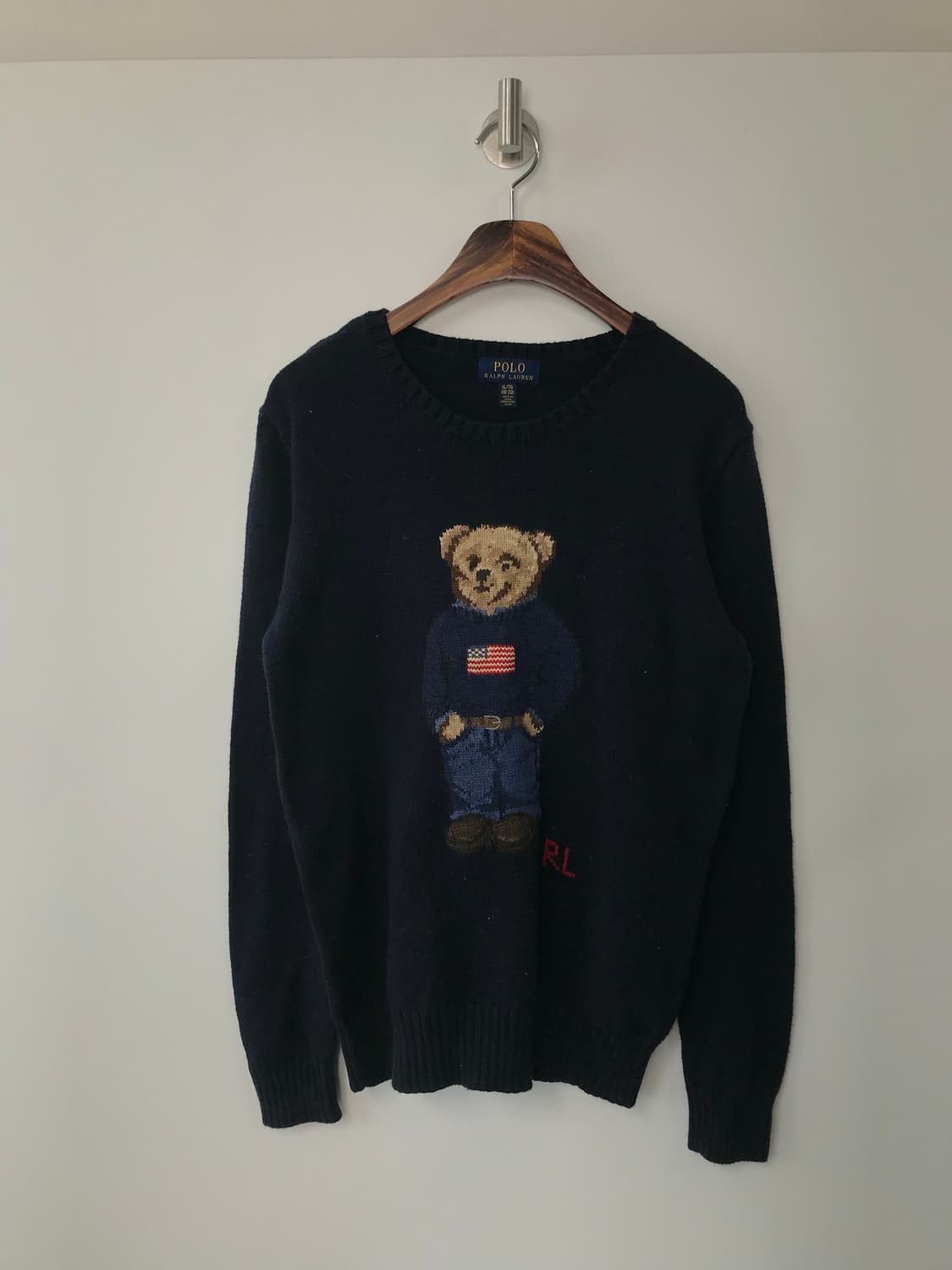 폴로 랄프로렌 신형 베어 코튼 네이비 스웨터 니트  상품이미지2