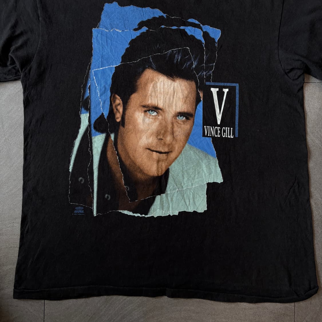 90s 92년 Vince Gill 투어 빈티지 티셔츠 반팔 티셔츠 반팔티 상품이미지4