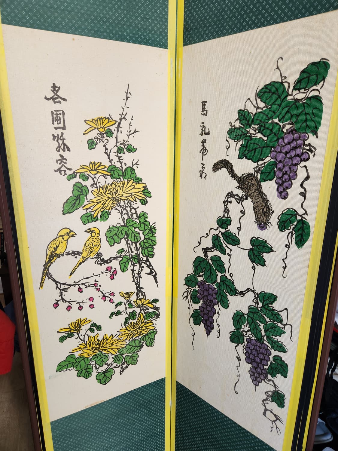 골동품 오래된 옛날 8폭 병풍 상품이미지8