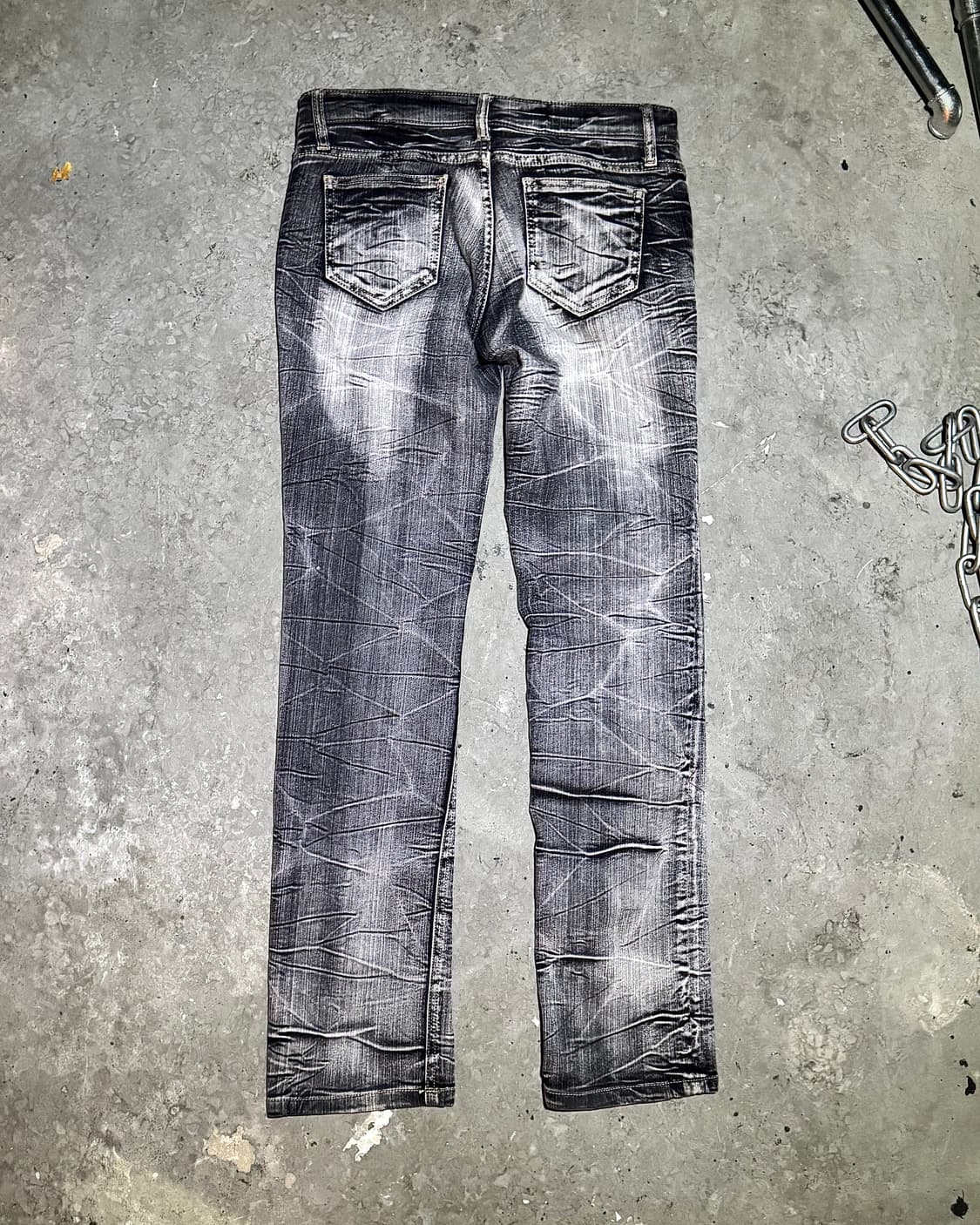 Grey Wash Denim Pants 상품이미지6