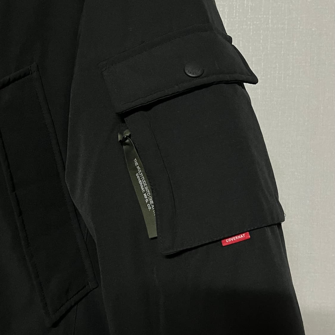 커버낫 후드 패딩 블랙 M 상품이미지4