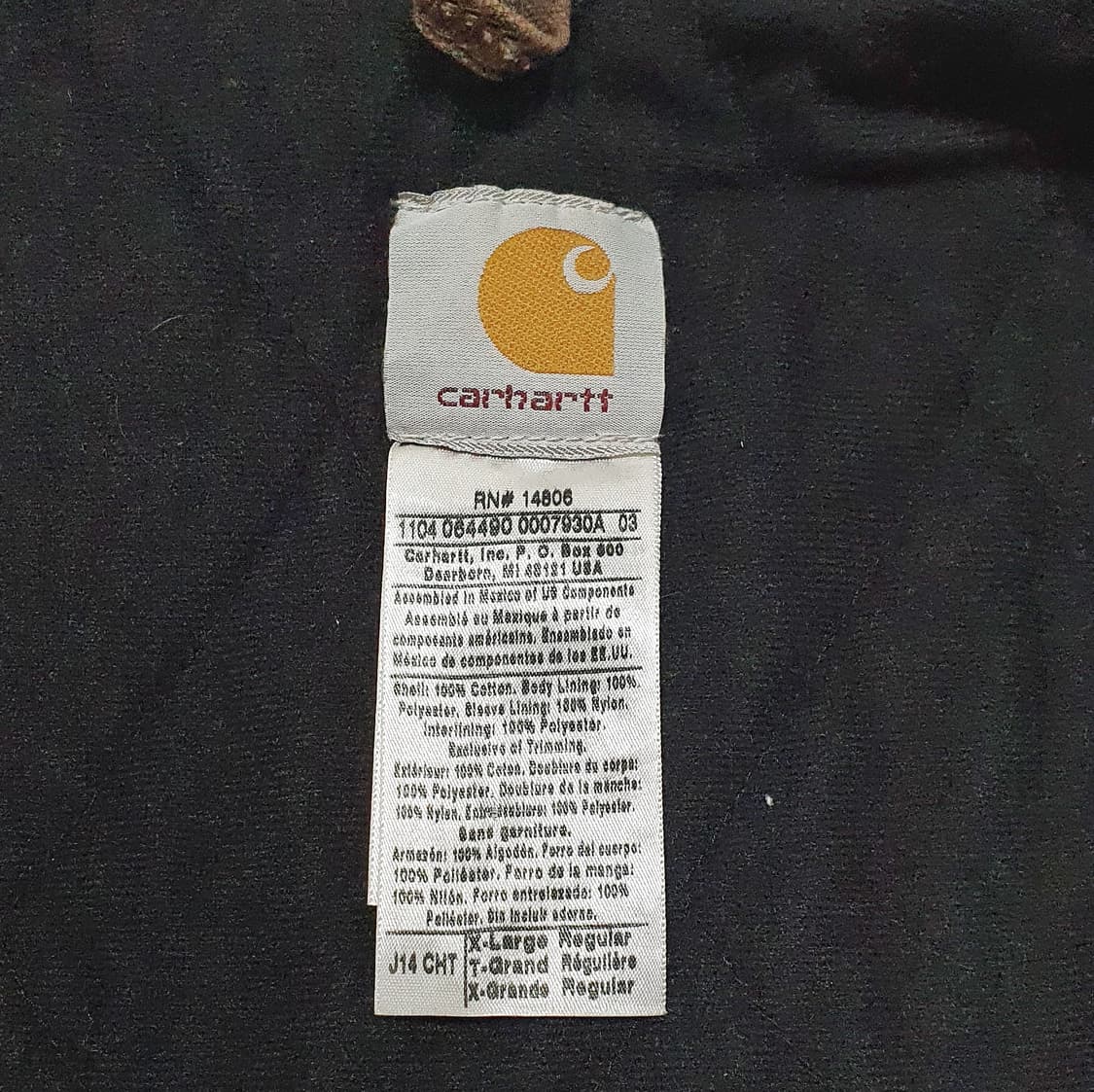 칼하트 산타페  j14 cht 체스트넛 XL (110 이상) 상품이미지9