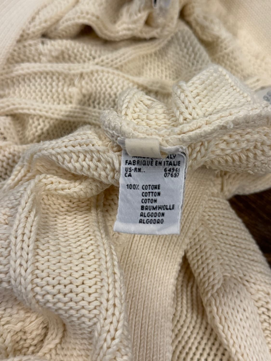 베네통 케이블 가디건 100 상품이미지10