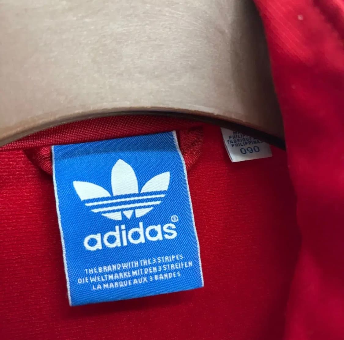 아디다스 파이어버드 레드 져지 트랙탑 L 상품이미지4